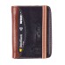  Men's Minimalist Wallet Slim Bifold With Multi Credit Card Pockets Large Capacity, black-brown