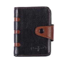 The Season Essentials Men’s Slim Bifold Wallet With Snap Closure Multi Compartments