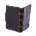  Men’s Slim Bifold Wallet With Snap Closure Multi Compartments, Dark Brown-Brown