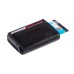  Men’s Trifold Wallet Sleek and Slim With Special Opening Mechanism, Black