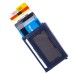  Men’s Trifold Wallet Sleek and Slim With Special Opening Mechanism, Navy