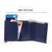  Men’s Trifold Wallet Sleek and Slim With Special Opening Mechanism, Navy