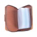  Unisex Credit Card Case with Snap Closure, Brown