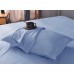  Wrinkle Free Sheet Sets with Deep Pockets & Stain Resistant, 1800 Thread Count Bamboo Based, Blue, California King