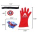  Kids Superhero Magic Gloves with Wrist Ejection Launcher, Mr. America