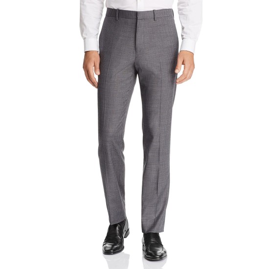  Mayer Charcoal Tonal Plaid pants (Silver, 30R)