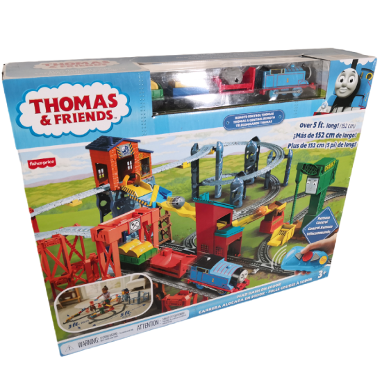 Thomas The Tank  Mad Dash On Sodor Remote Control Train Track Set