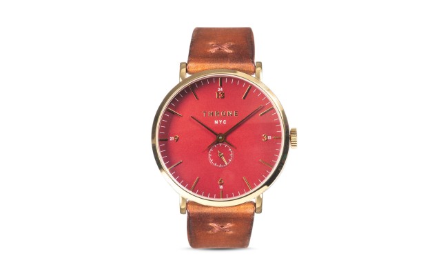  Men’s Fathom 1.0 Red Dial Watch, 40mm