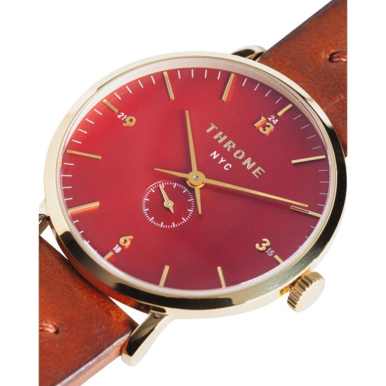  Men’s Fathom 1.0 Red Dial Watch, 40mm
