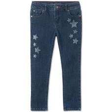 Tommy Hilfiger Big Girls Glitter-Star Skinny Jeans