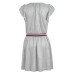  Big Girls Metallic Crinkle Dress (Pastel Gray, 8-10M)