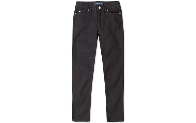  Big Girls Skinny Jeans (Black, 14)