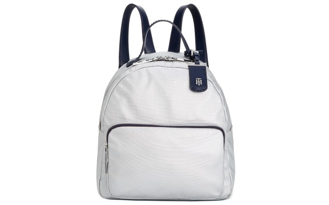  Julia Metallic Backpack, Grey