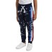  Little Boys Courtney Splatter-Print Fleece Sweatpants, Navy/White, 3T