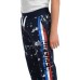  Little Boys Courtney Splatter-Print Fleece Sweatpants, Navy/White, 3T