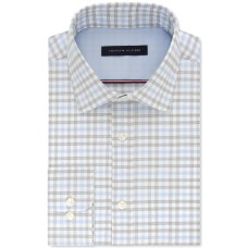 Tommy Hilfiger Men's Athletic-Fit Check Dress Shirts