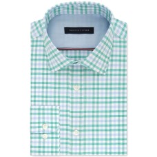 Tommy Hilfiger Men's Athletic-Fit Check Dress Shirts