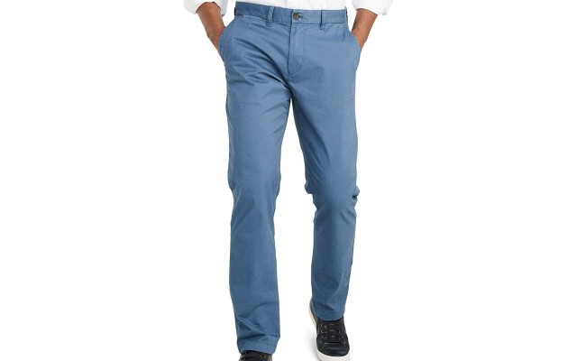  Men’s Big and Tall Classic Fit Stretch Chino Pants (Bayhead Blue, 46X32)