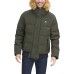  Men’s Big & Tall Short Parka Jacket with Faux Fur Hood, (Green, LT)