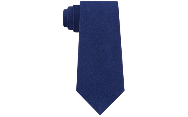  Men’s Manhattan Solid Ties (Navy)