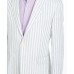  Men’s Modern-Fit Blue/White Stripe Sport Coat (Blue, 42 T)