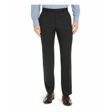 Tommy Hilfiger Men’s Modern-Fit Charcoal THFlex Suit Pants