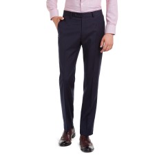 Tommy Hilfiger Men’s Modern-Fit THFlex Stretch Navy Pinstripe Suit Pants (34X30-Blue)