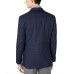  Men's Modern-Fit THFlex Stretch Plaid Sport Coat, Navy, 36 Regular