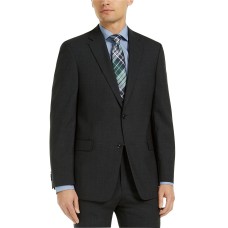 Tommy Hilfiger Men’s Modern-Fit THFlex Suit Jacket, Charcoal, 42R