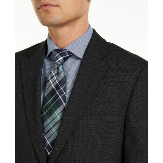  Men’s Modern-Fit THFlex Suit Jacket, Charcoal, 42R