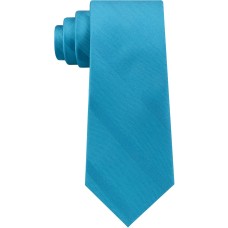 Tommy Hilfiger Men’s Textured Stripe Silk Tie (Aqua)