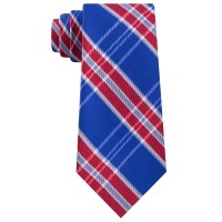 Tommy Hilfiger Men’s Vincent Plaid Tie (Red)