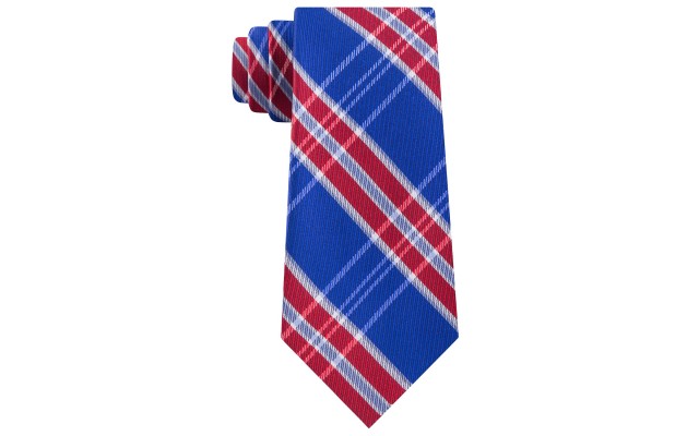  Men’s Vincent Plaid Tie (Red)