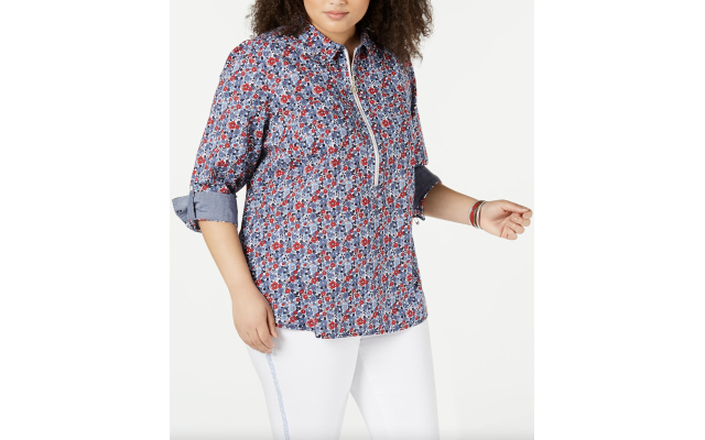  Plus Size Mayflower Popover Shirt 3X