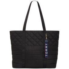 Tommy Hilfiger Tamsin Nylon Tote Handbag, Black