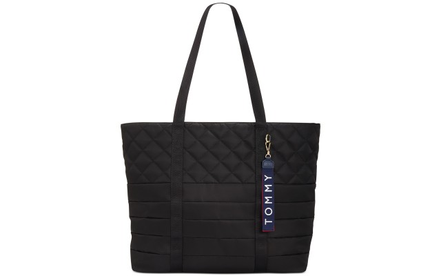  Tamsin Nylon Tote Handbag, Black