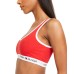  Women’s Cotton Lounge Scoop Back Bralette (Tango Red), Tango Red, Large