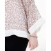  Women’s Plus Size Printed Chiffon Top (Pink, 3X)