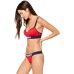  Hilfiger Women’s Seamless Iconic Thong R11T061 (M, Apple Red/Navy Blazer)