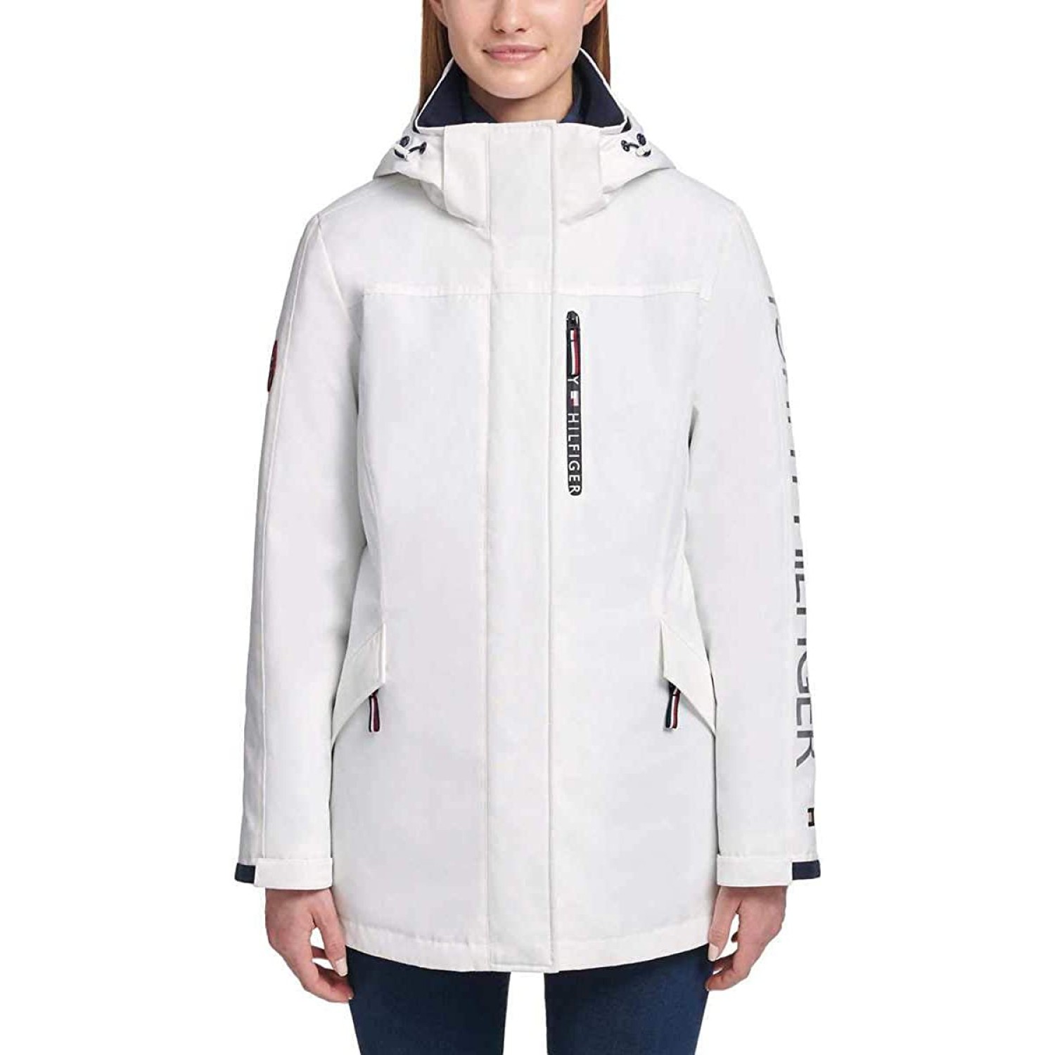 tommy hilfiger womens winter cold weather basic coat