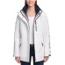  Womens Winter Cold Weather Basic Coat, White, Large