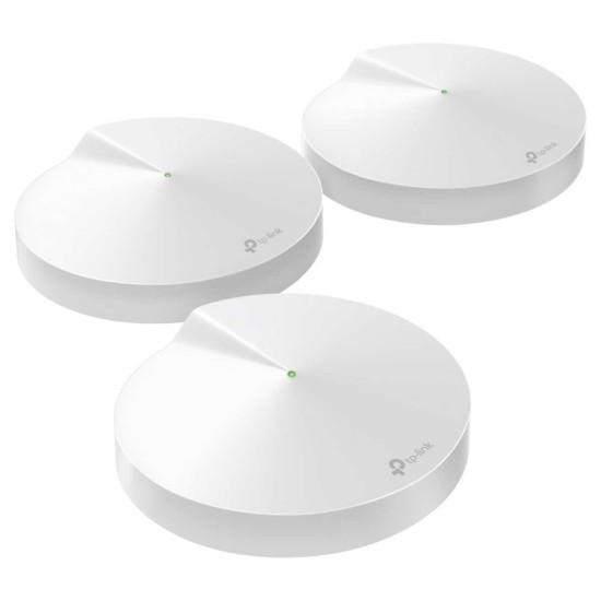  Deco M9 Plus Tri-Band Wi-Fi System with Built-In Smart Hub, 3-pack