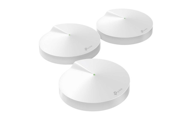  Deco M9 Plus Tri-Band Wi-Fi System with Built-In Smart Hub, 3-pack