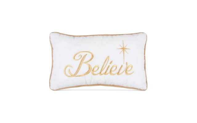  Joy To The World Believe Decorative Pillow