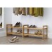  Bamboo (2 Pack ) Shoe Rack