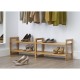  Bamboo (2 Pack ) Shoe Rack