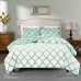 True North by Sleep Philosophy Peyton Reversible 3-Pc. Full/Queen Comforter Set (Aqua, Full/Queen)