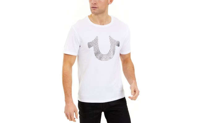  Men’s Disco Logo T-Shirt (White, XL)