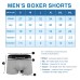  Men’s Cotton Underwear Boxer Shorts 3 Pack Briefs For Men, Navy (3 Pack), 3XL