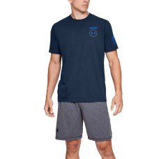 Under Armour Men’s Logo-Graphic T-Shirt (Dark Blue, M)